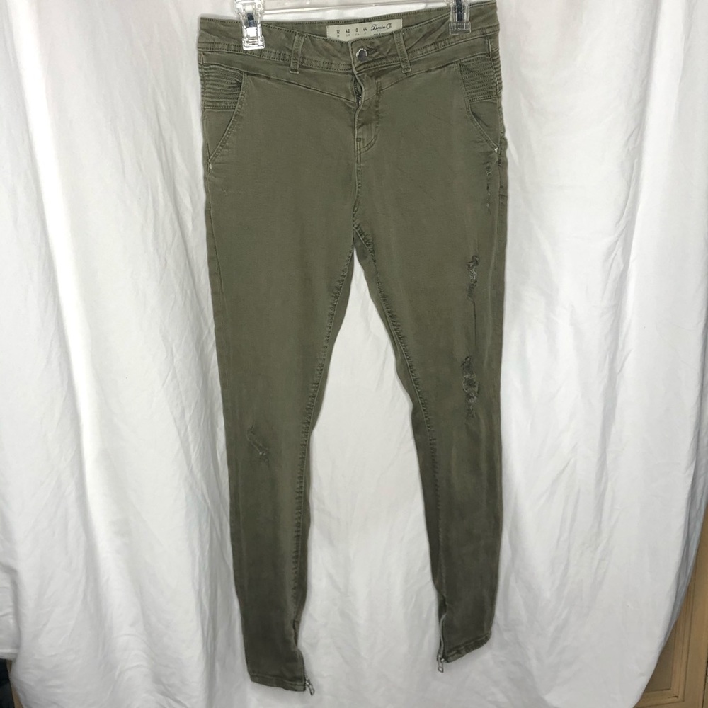 Olive Green Skinny Jeans